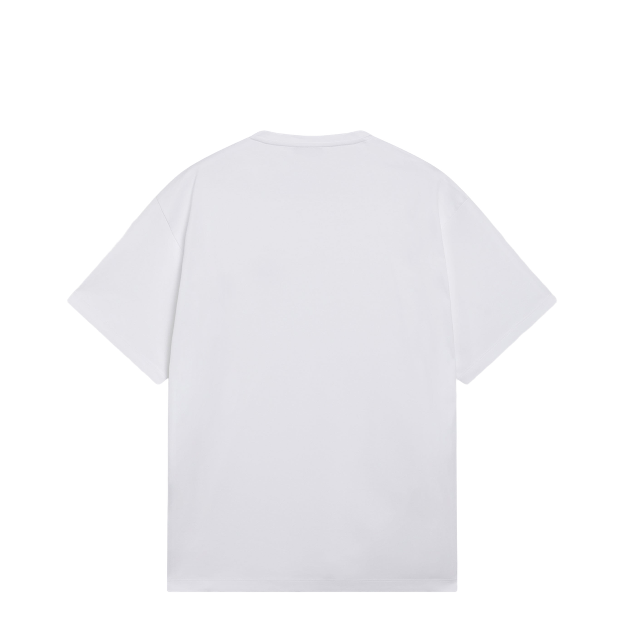 Boxy Cotton Crew-Neck T-Shirt with Triangle Logo - Image 2
