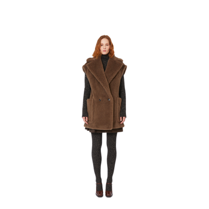 Alpaca And Wool Teddy Vest - Image 2