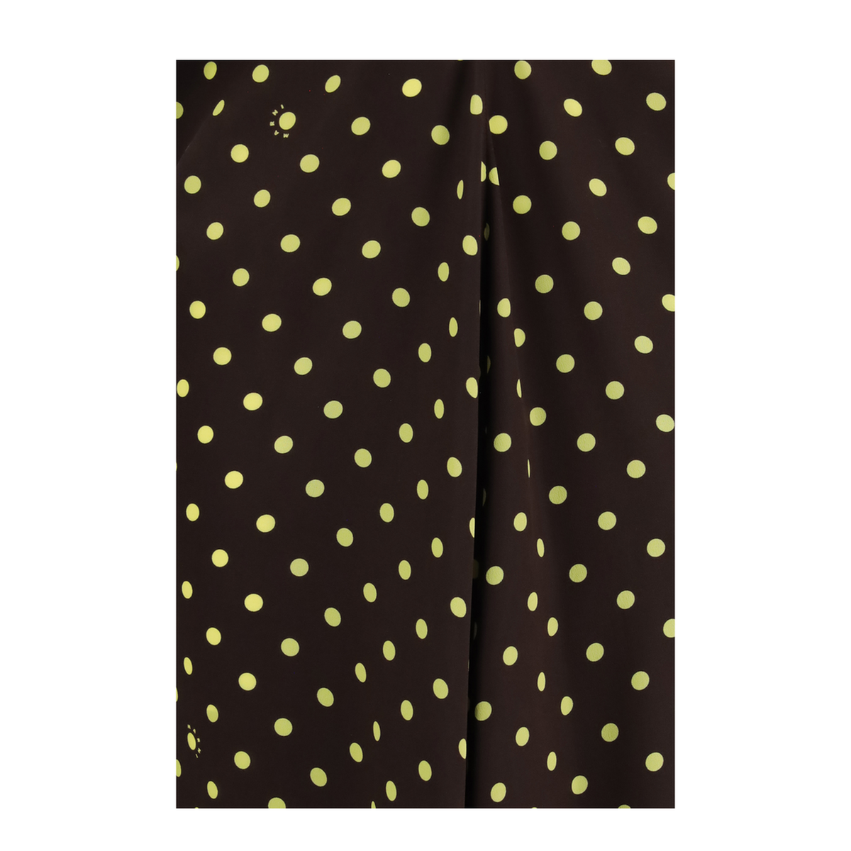 Printed Polka Dot Crepe Dress - Image 3