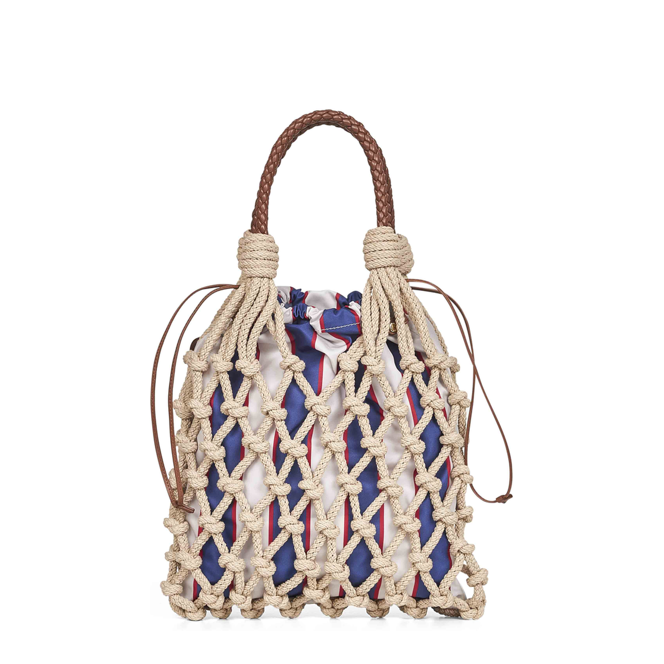 Woven Leather Handbag - Image 3