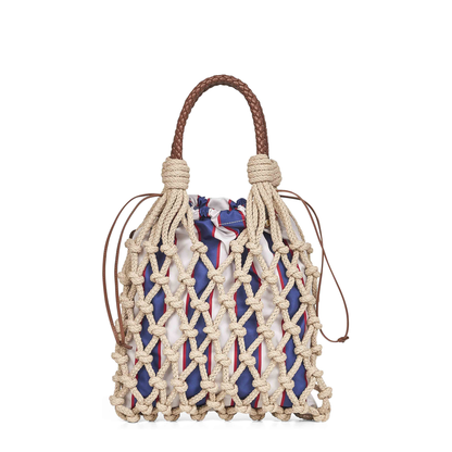 Woven Leather Handbag - Image 3