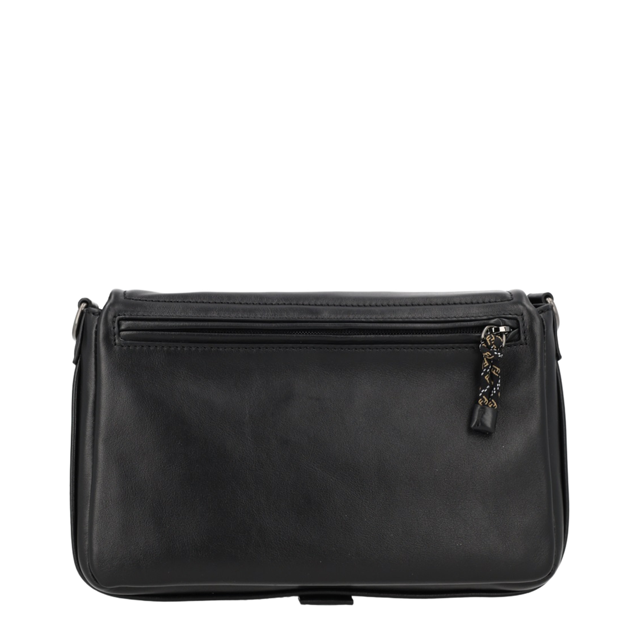Flux Messenger Leather Crossbody Bag - Black - Image 2