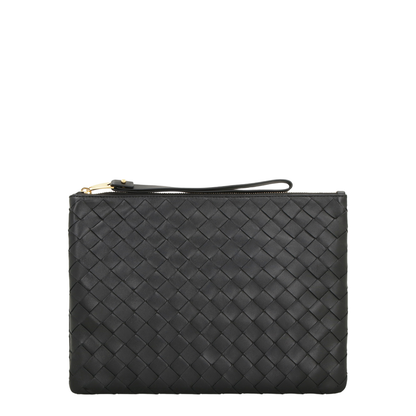 Intrecciato Leather Flat Pouch - Image 2