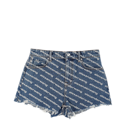 Shorts with All Over Logo - Image 1