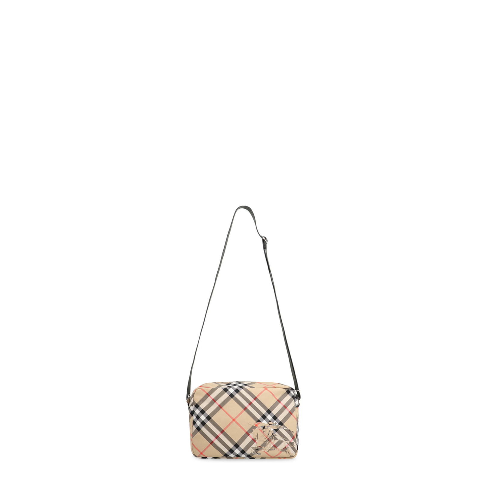 Check Crossbody Bag - Image 1