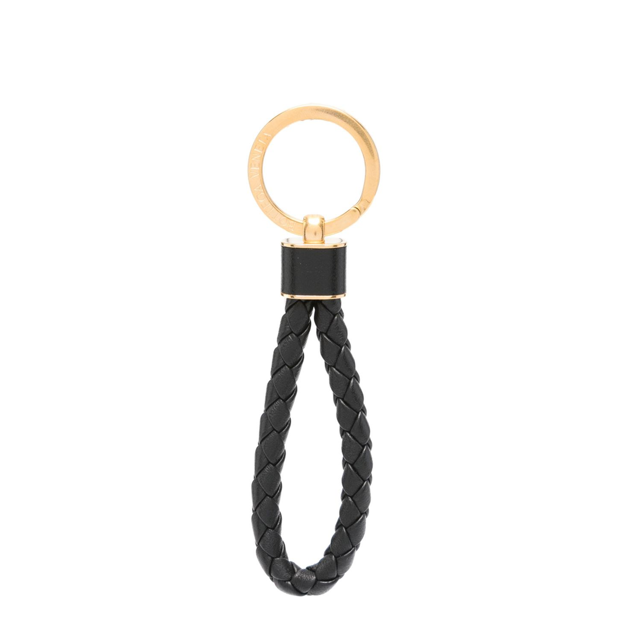 Intreccio Key Ring in Black - Image 1