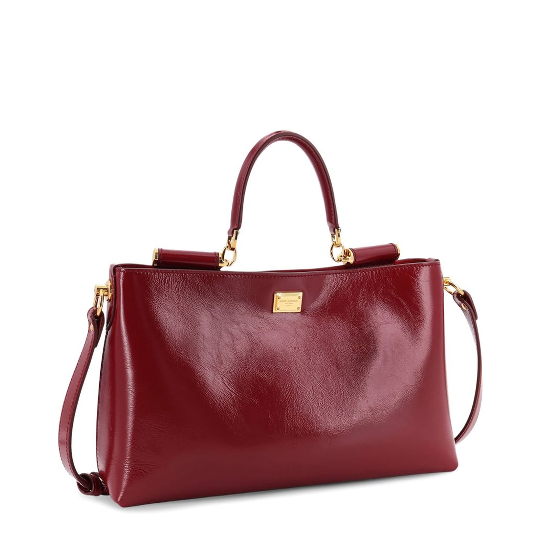 Vittoria Medium Calfskin Handbag - Red - Image 3