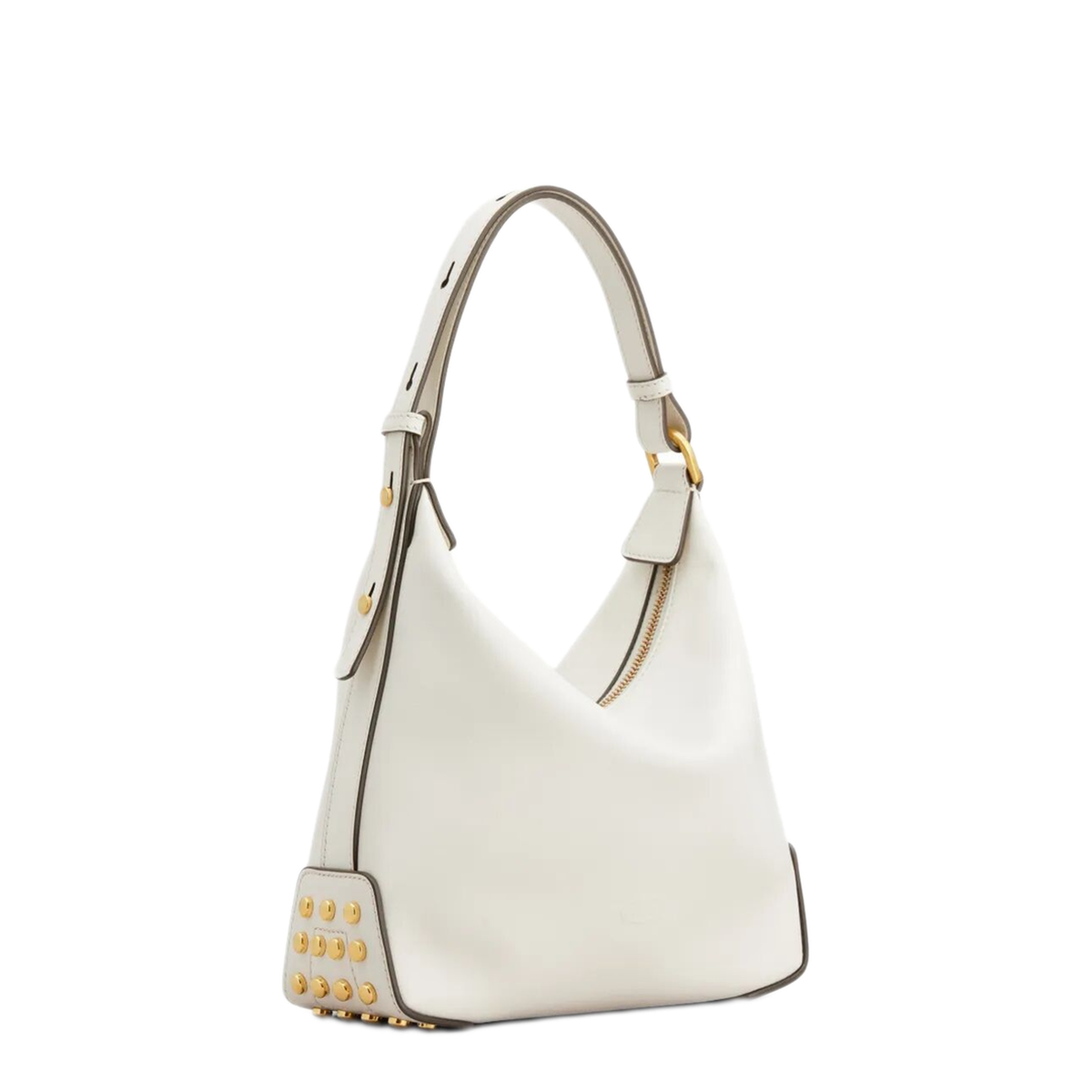 Mini Calf Leather Shoulder Bag - White - Image 2