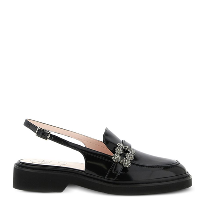 Rangers Black Slingback Loafers - Image 1