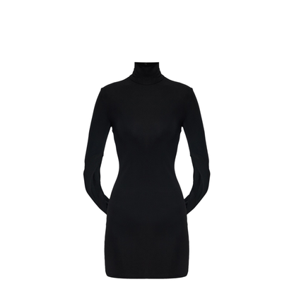 MINI DRAPED DRESS - Image 1