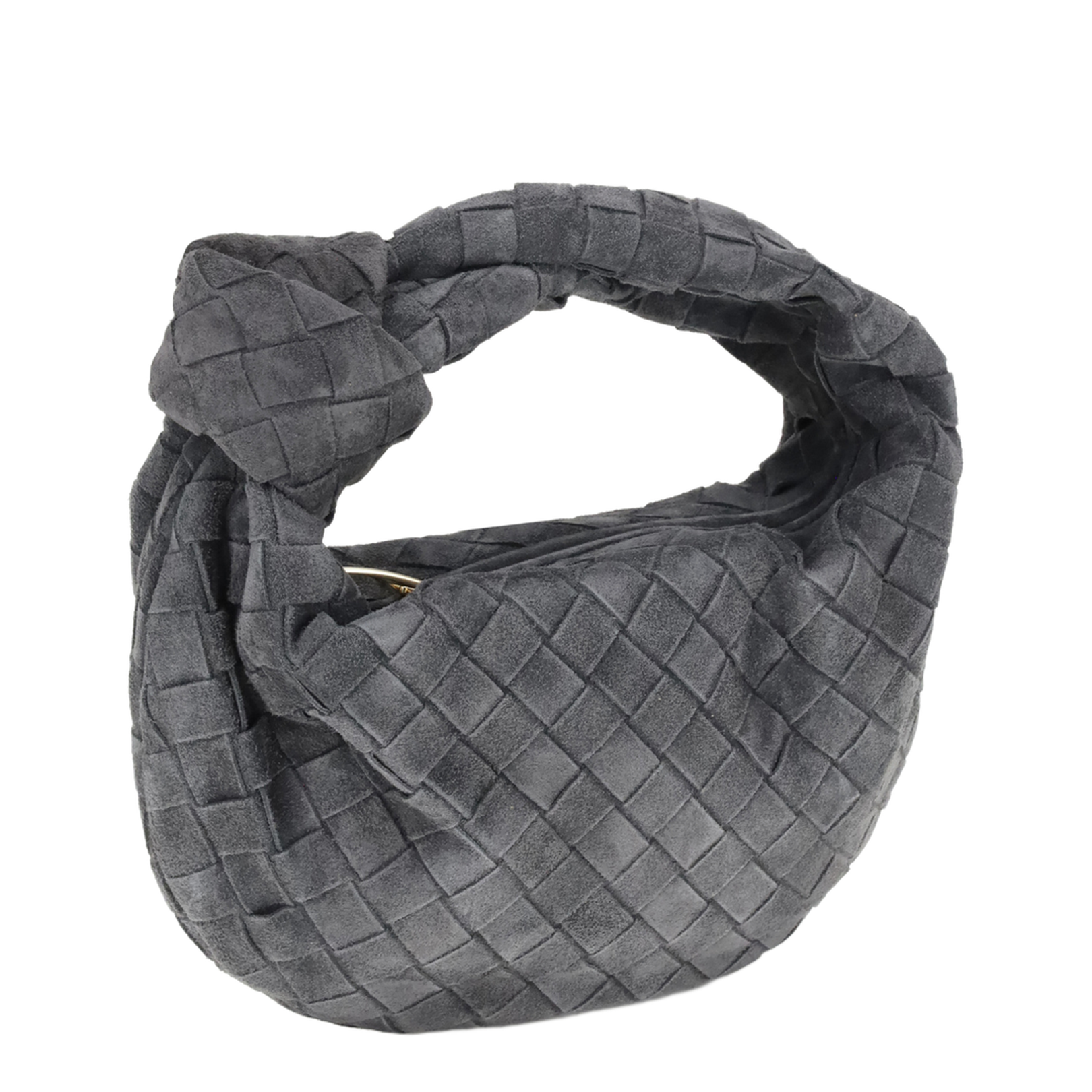 Jodie Mini Suede Handbag Grey - Image 3