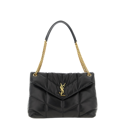 Puffer Medium Nappa leather Shoulder Bags - Black - Image 1