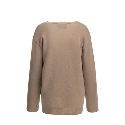 V Neck Cashmere Sweater - Image 2