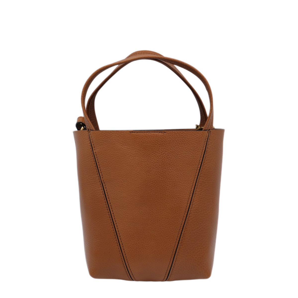 Spin Small Cowhide Tote - Clay Brown - Image 4