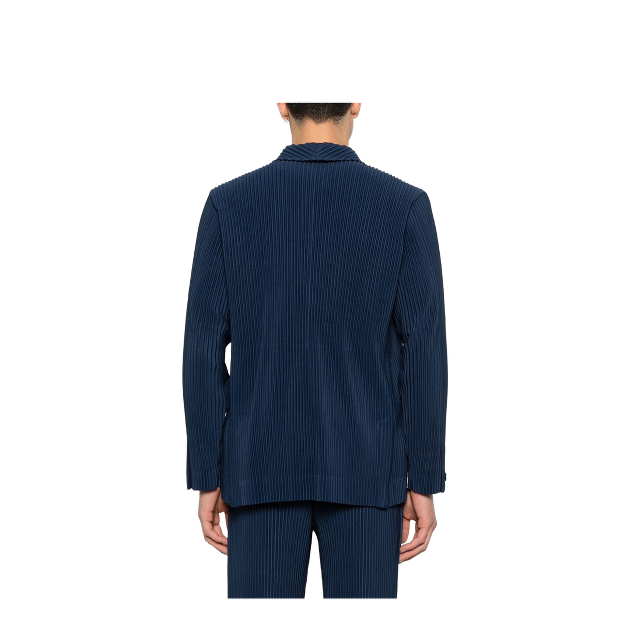 Double-Breasted Pleated Jacket - Image 4