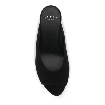 Suede Open-Toe Mules - Image 4