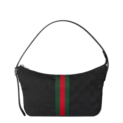 Lunetta Small GG Canvas Crossbody - Black - Image 1