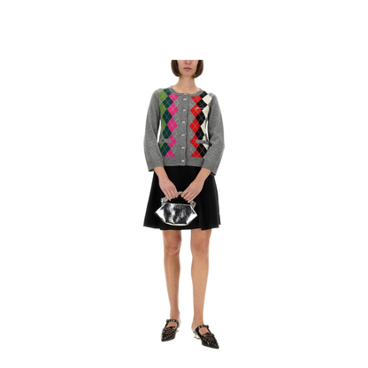 Jacquard Cashmere Cardigan - Image 2