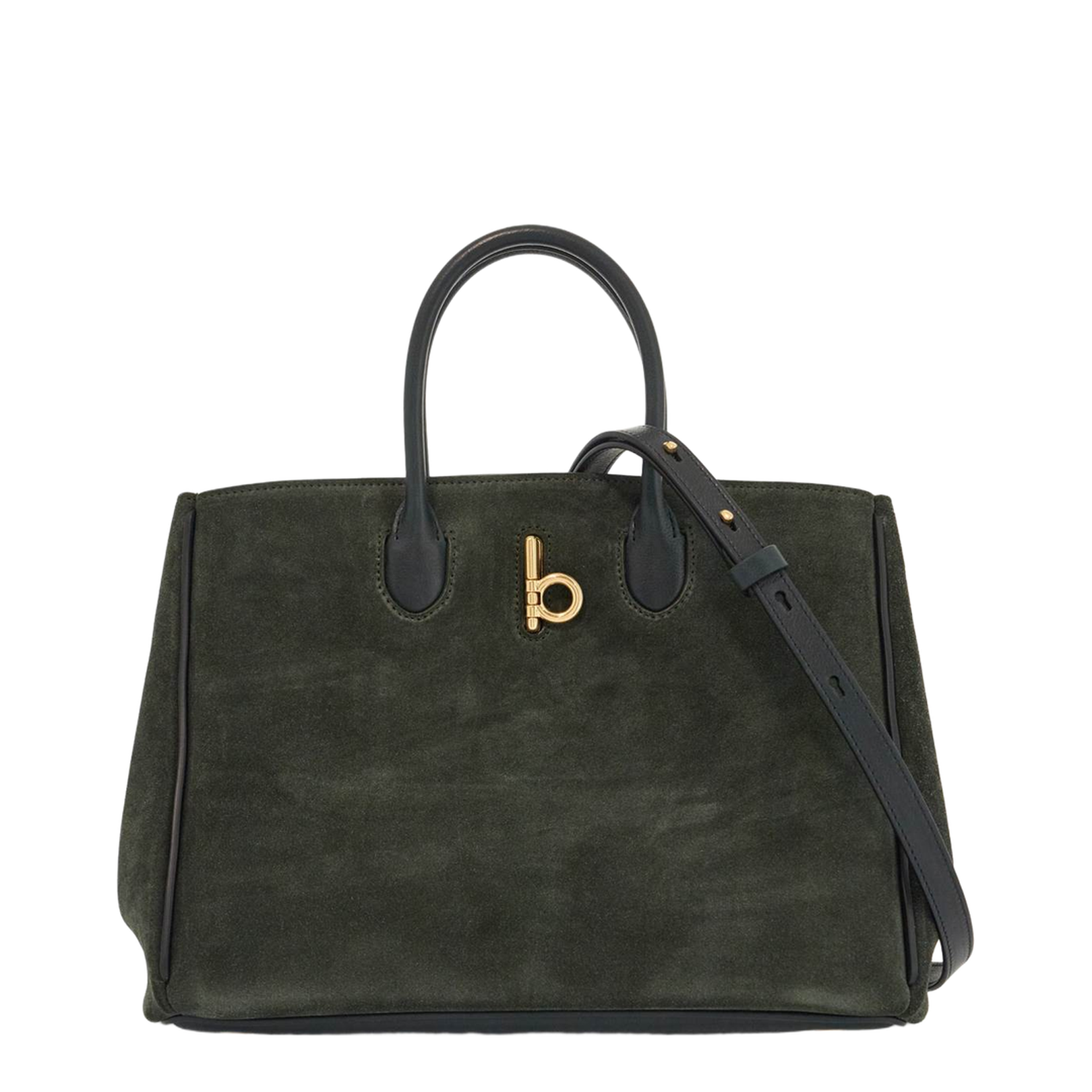 Rocking Horse Green Suede Bag - Image 4