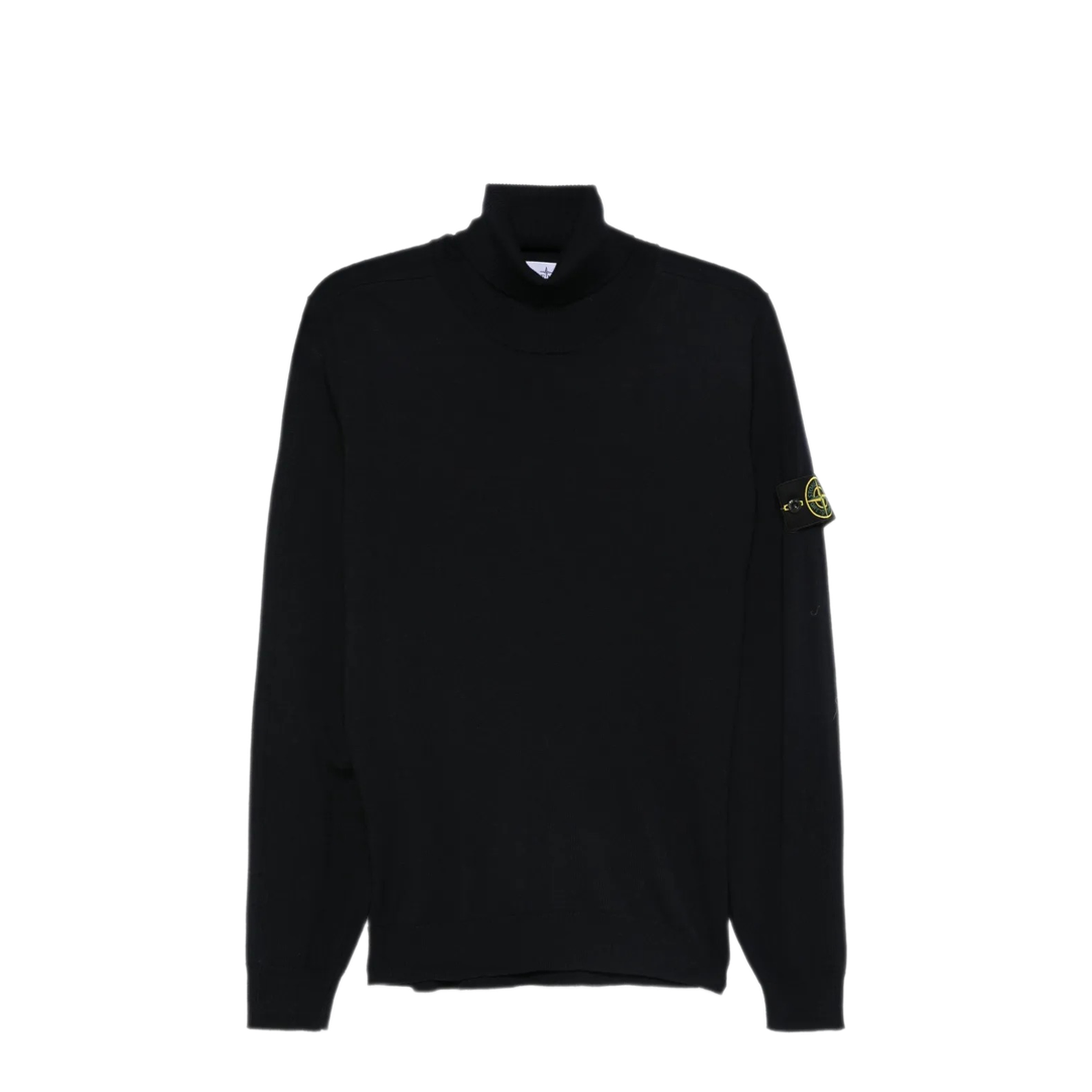 Ribbed Wool Turtleneck Sweater - Image 1
