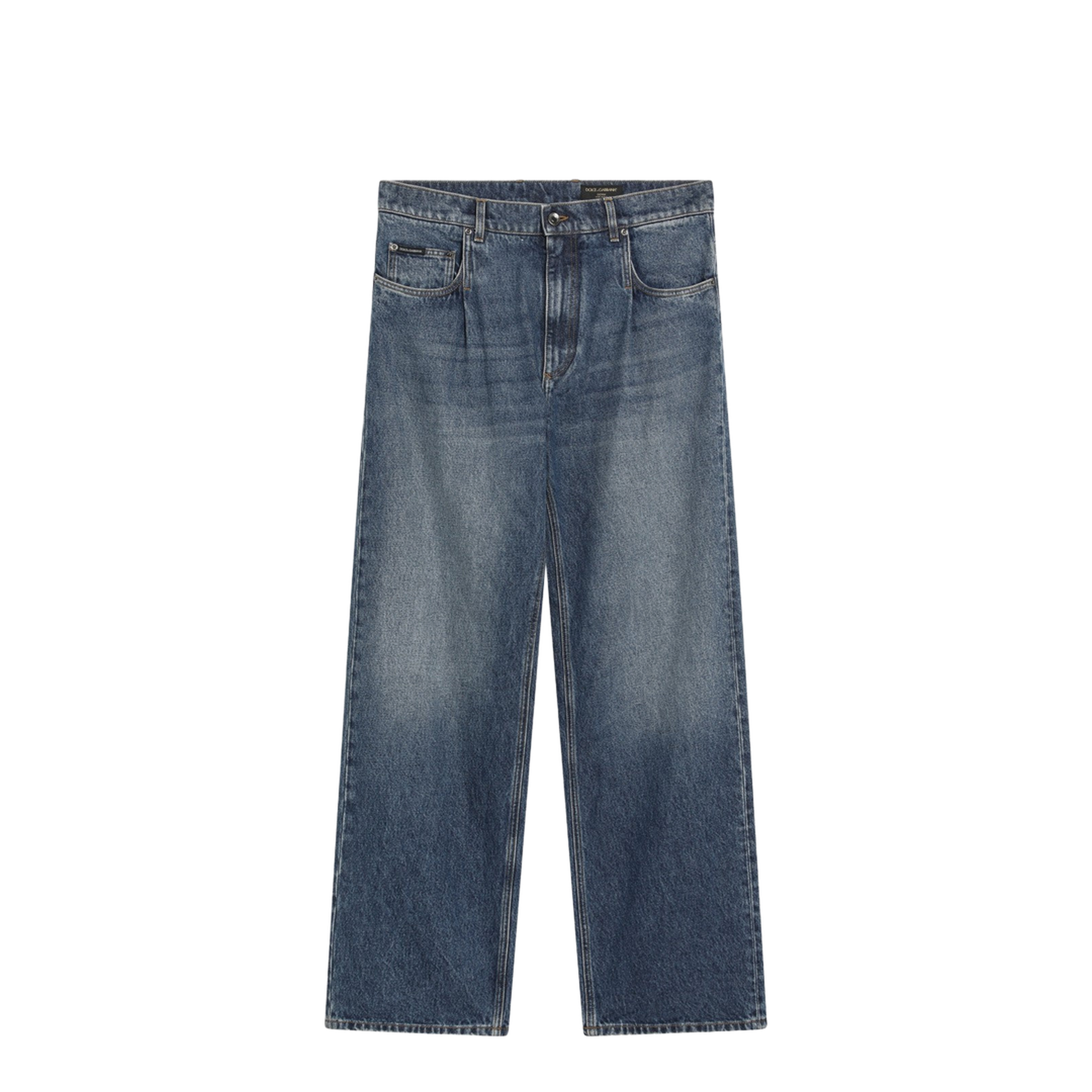 Blue Washed Over Jeans - Image 1