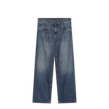 Blue Washed Over Jeans - Image 1