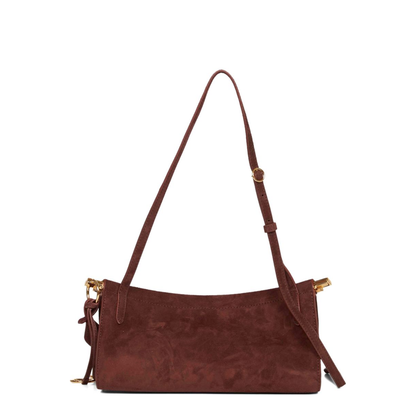 Le Click Small Suede Goatskin Shoulder Bag - Brun - Image 2