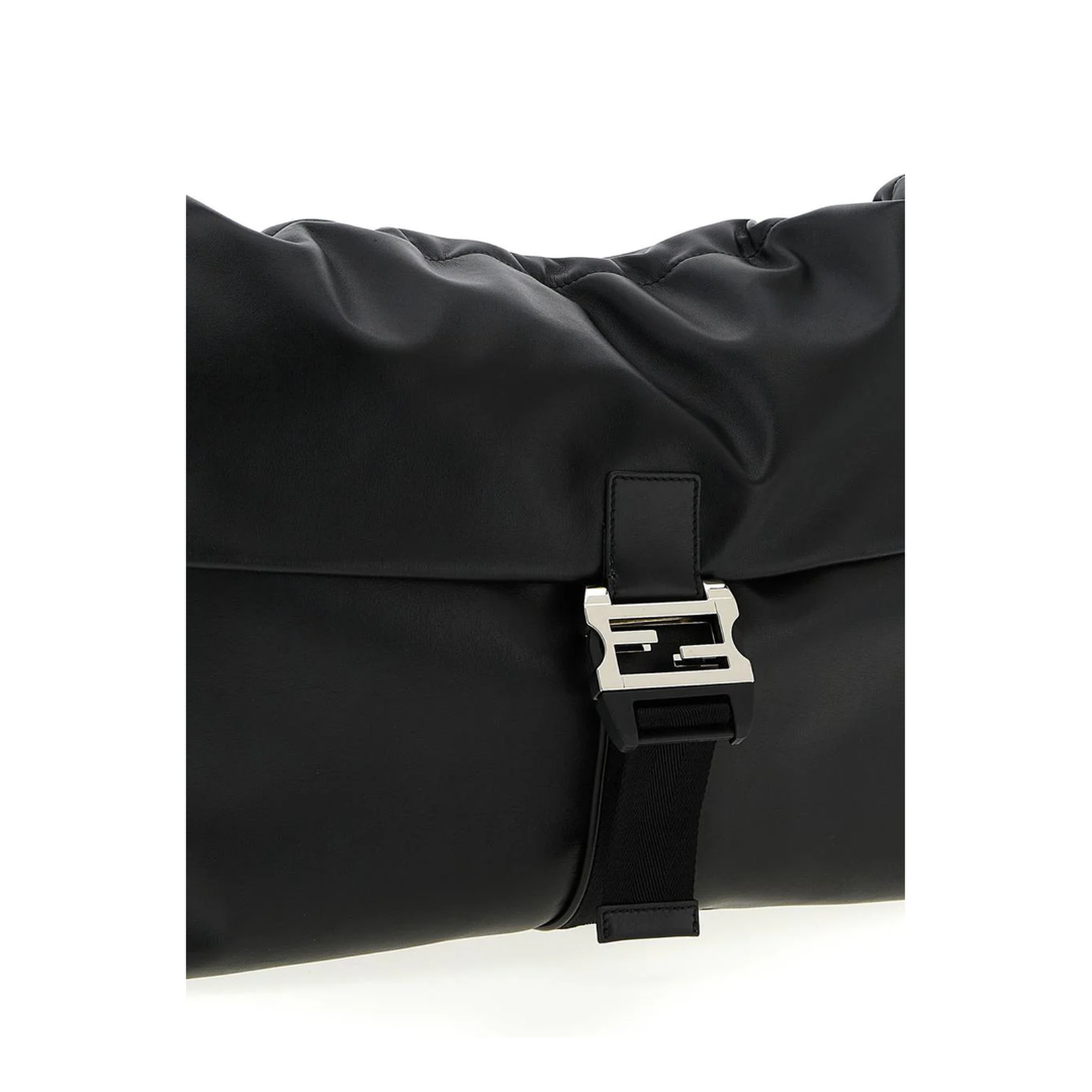 Flux Maxi Messenger Leather Black - Image 3