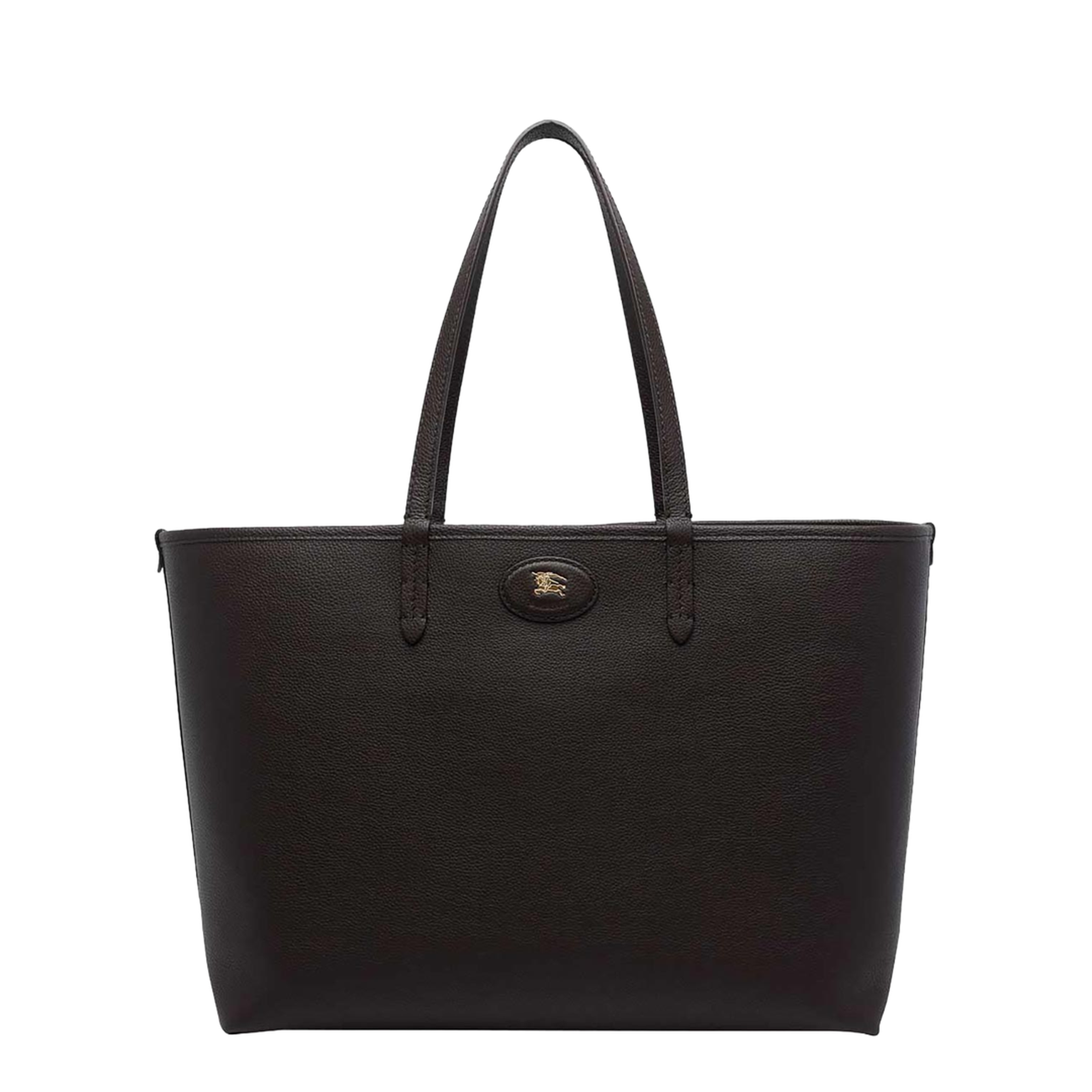 Bloomsbury Medium Calfskin Tote - Peat Brown / Sand Beige - Image 1