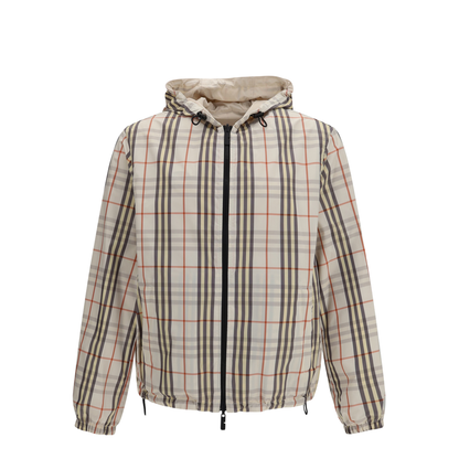 Reversible Check Hooded Jacket - Image 2