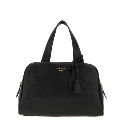 Black Leather Handbag - Image 1