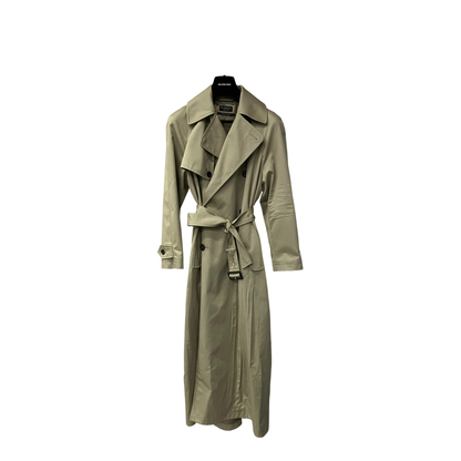 Double-breasted Trench Coat Beige - Image 1