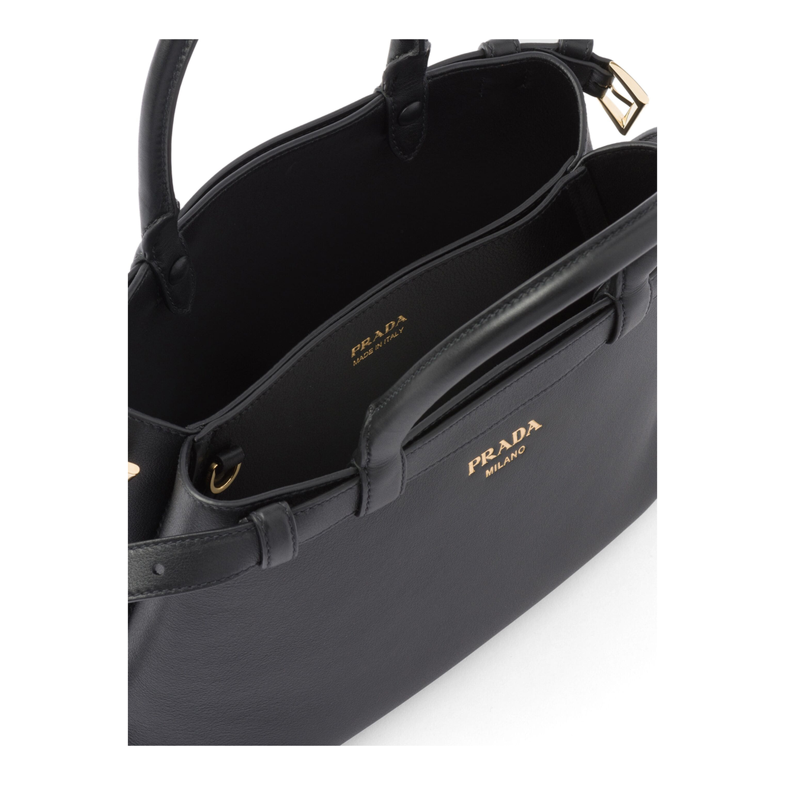 Buckle Small Leather Bag - Image 4