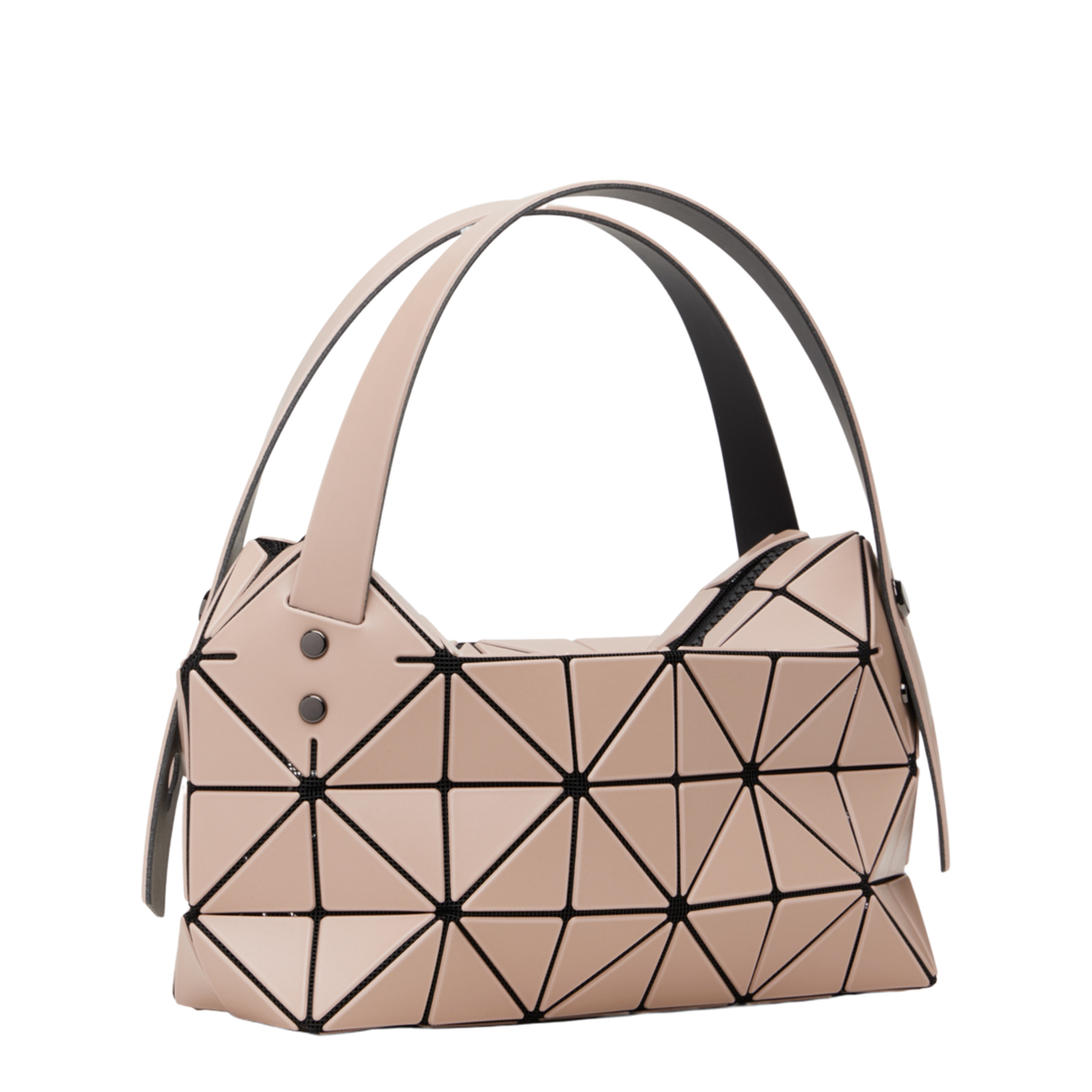 Mini Boston Handbag - Greige - Image 2