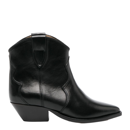 Calf Leather Low Boots Black - Image 1