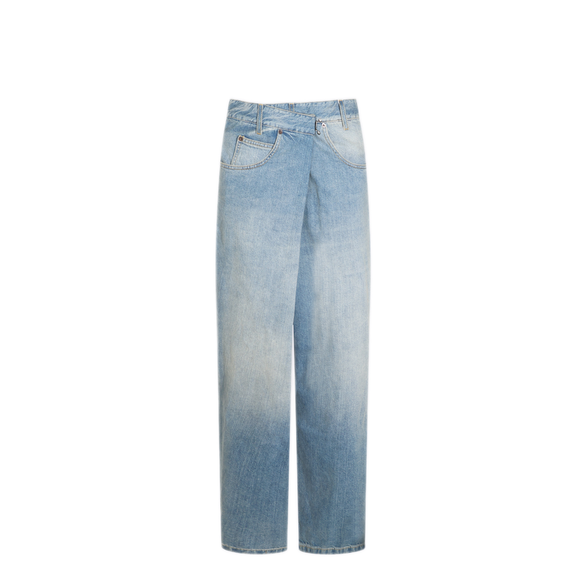 Light Blue Cotton Jeans - Image 2