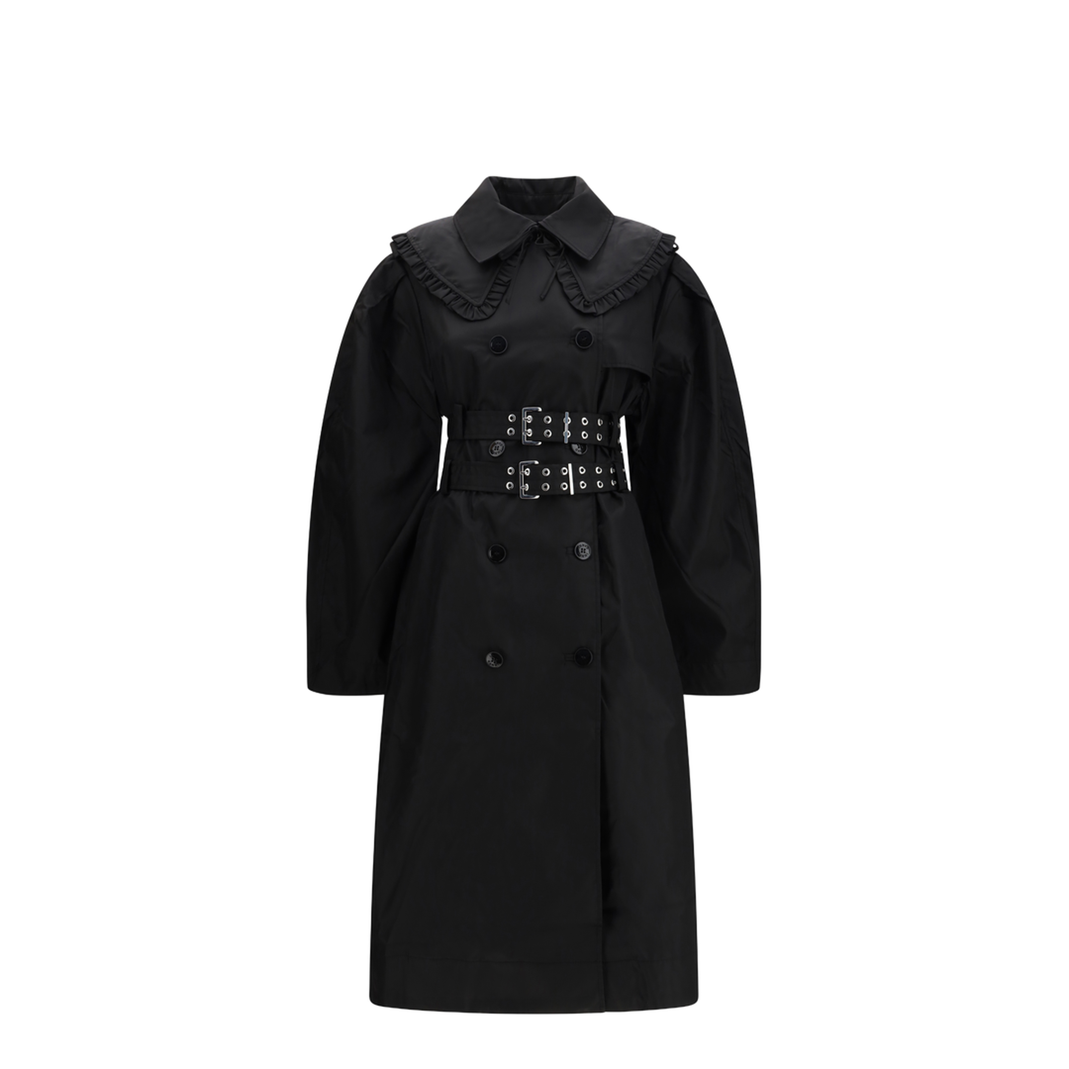Belted Double-Breasted Coat - Image 1
