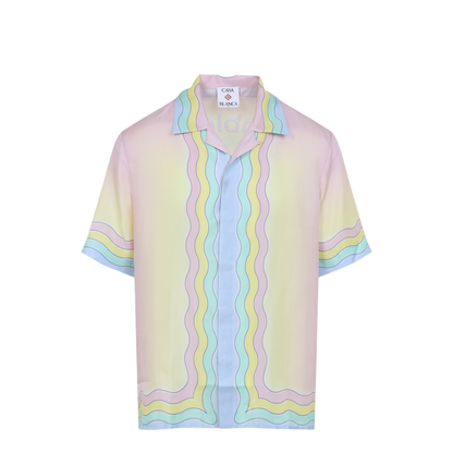 All-over Monogram Jacquard Pattern Polo Shirt - Image 3