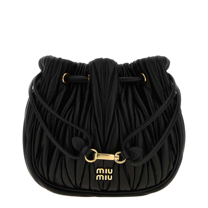 Black Nappa Leather Pouch - Image 1