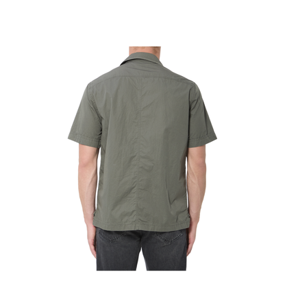 Military Green Cotton Shirt - Image 4