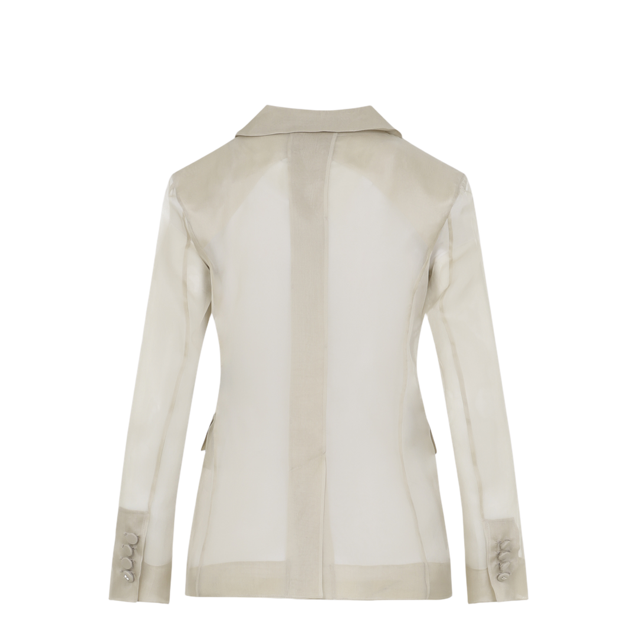 Pianoforte Slogan Organza Jacket - Image 4