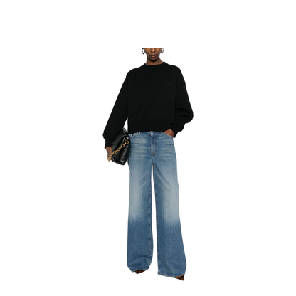 Long Sleeve Crew-Neck Boxy Sweater - Image 5