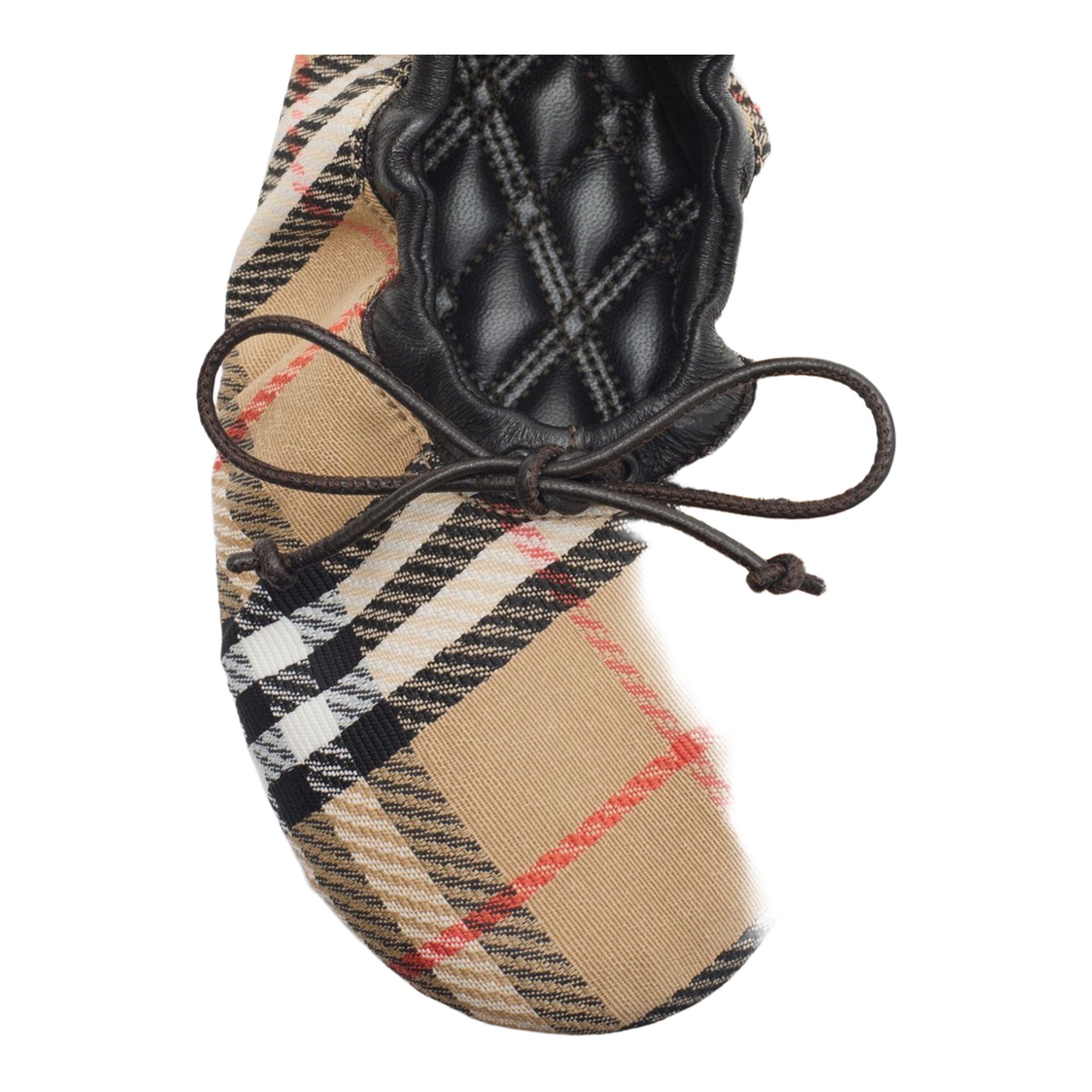 Fawn Check Ballet Flats - Image 6