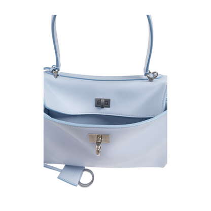 Rodeo Small Calfskin Handbag - Cloudy Blue - Image 5