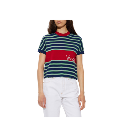 T-Shirt with Striped Pattern - Image 3