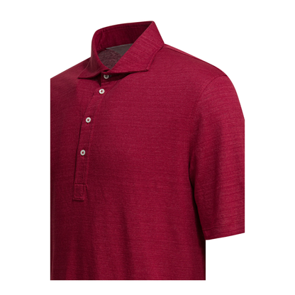 Men's Jersey Polo Shirt - Red - Image 4
