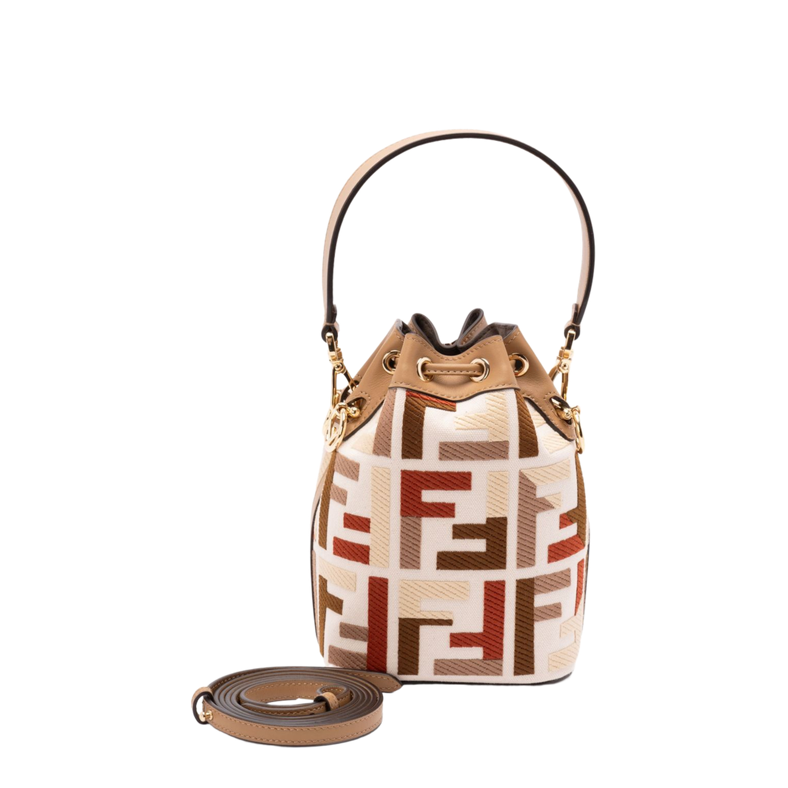 Mon Tresor Canvas Bucket Bags - Multicolour - Image 1