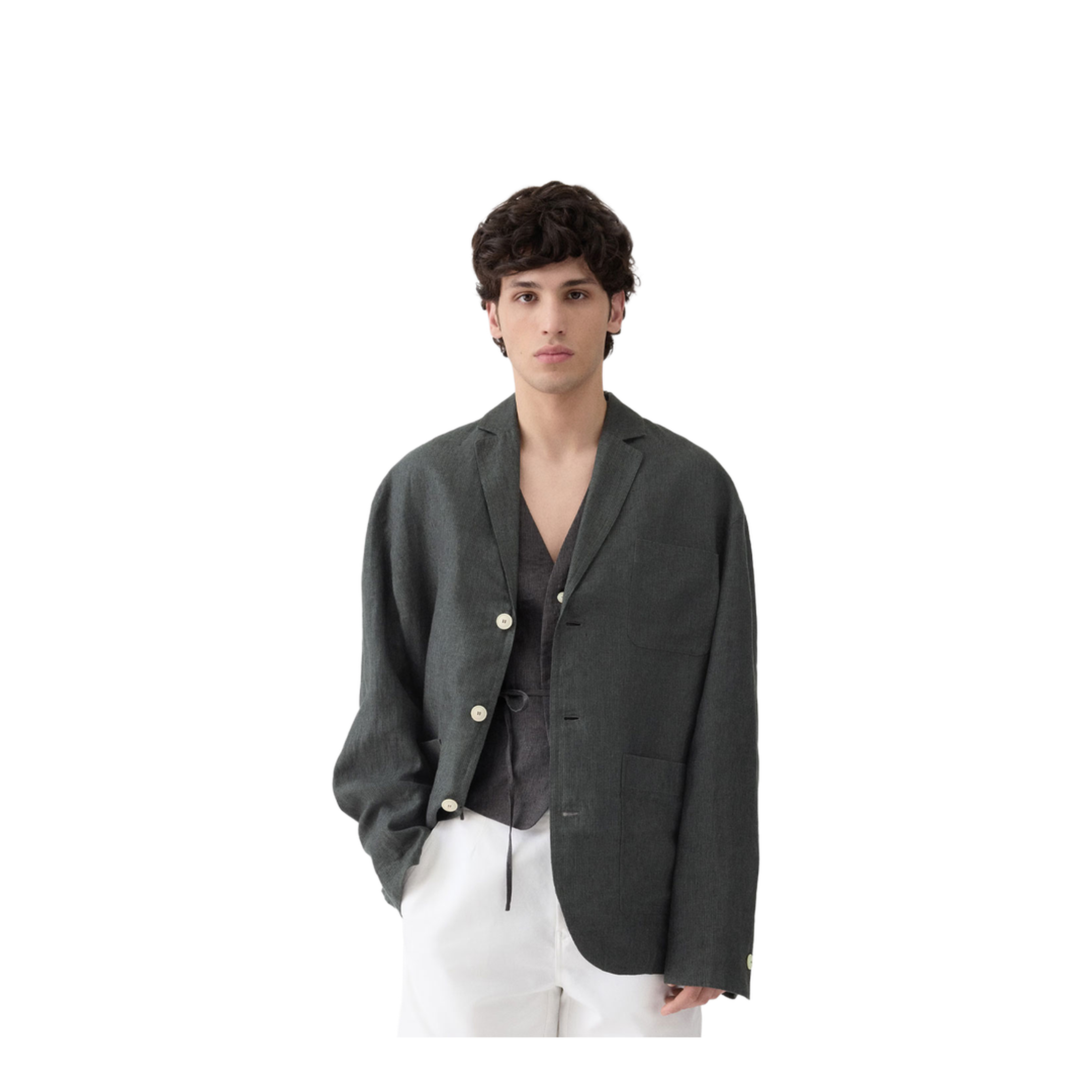 The Pastro Linen Jacket - Image 2