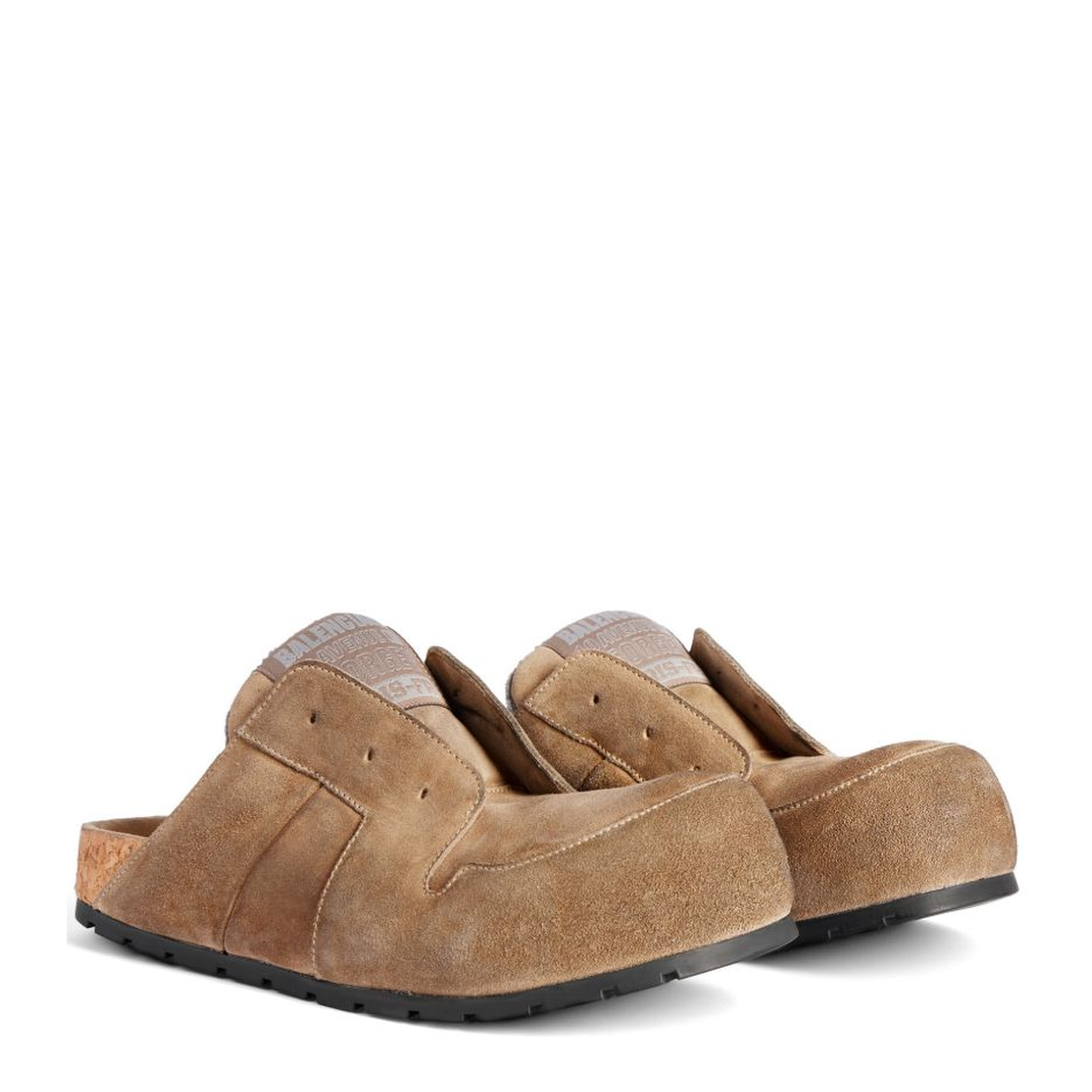 Dumbo Sabot in Distressed Suede Calfskin - Image 4