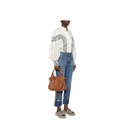 Small Marcie Bag in Grained Leather - Image 5